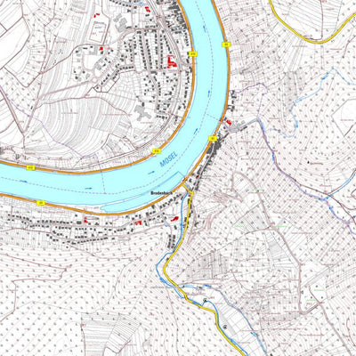 Landesamt für Vermessung und Geobasisinformationen Rheinland-Pfalz Brodenbach 2 (1:5,000) digital map
