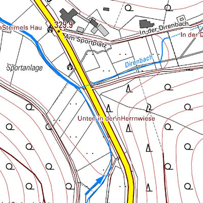 Landesamt für Vermessung und Geobasisinformationen Rheinland-Pfalz Daaden 3 (1:5,000) digital map