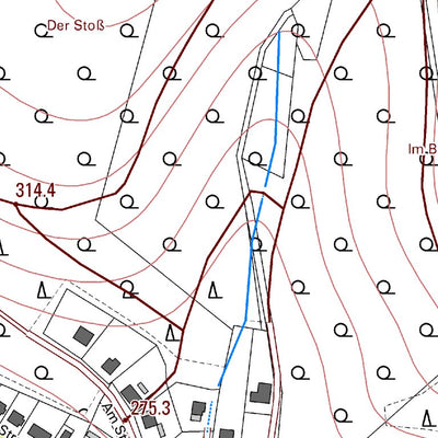 Landesamt für Vermessung und Geobasisinformationen Rheinland-Pfalz Daaden 6 (1:5,000) digital map