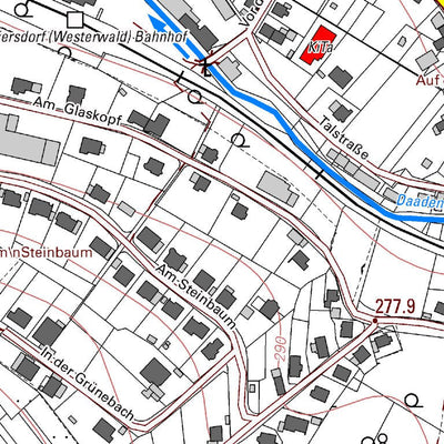 Landesamt für Vermessung und Geobasisinformationen Rheinland-Pfalz Daaden 6 (1:5,000) digital map