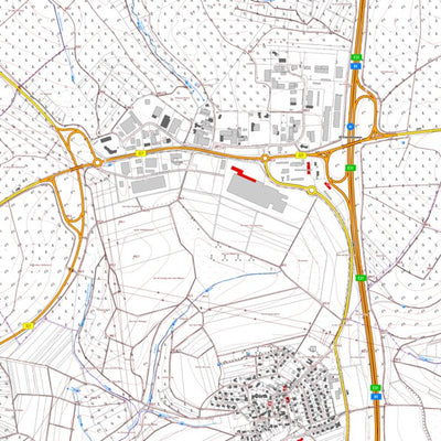 Landesamt für Vermessung und Geobasisinformationen Rheinland-Pfalz Dörth (1:5,000) digital map