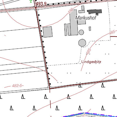 Landesamt für Vermessung und Geobasisinformationen Rheinland-Pfalz Dreisbach (1:5,000) digital map