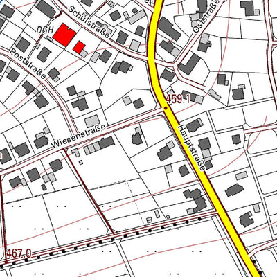 Landesamt für Vermessung und Geobasisinformationen Rheinland-Pfalz Dreisbach (1:5,000) digital map