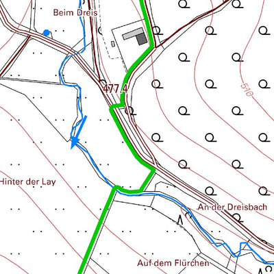 Landesamt für Vermessung und Geobasisinformationen Rheinland-Pfalz Duppach 1 (1:5,000) digital map