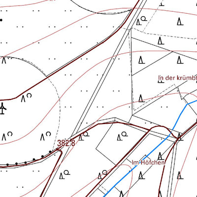 Landesamt für Vermessung und Geobasisinformationen Rheinland-Pfalz Fensdorf (1:5,000) digital map