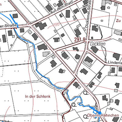 Landesamt für Vermessung und Geobasisinformationen Rheinland-Pfalz Fiersbach (1:5,000) digital map