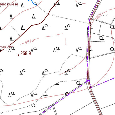 Landesamt für Vermessung und Geobasisinformationen Rheinland-Pfalz Flammersfeld (1:5,000) digital map