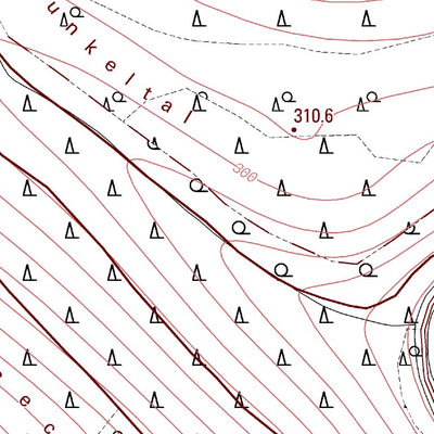 Landesamt für Vermessung und Geobasisinformationen Rheinland-Pfalz Frankenstein 4 (1:5,000) digital map