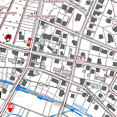 Landesamt für Vermessung und Geobasisinformationen Rheinland-Pfalz Freirachdorf 2 (1:5,000) digital map