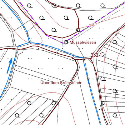Landesamt für Vermessung und Geobasisinformationen Rheinland-Pfalz Gerhardsbrunn (1:5,000) digital map