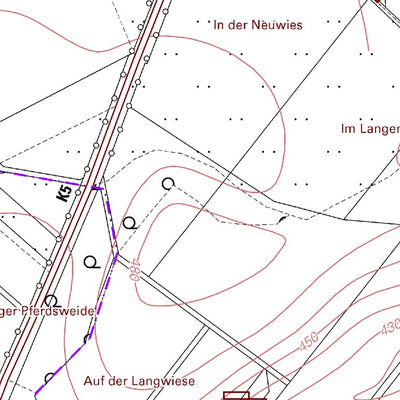 Landesamt für Vermessung und Geobasisinformationen Rheinland-Pfalz Gollenberg (1:5,000) digital map