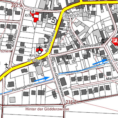 Landesamt für Vermessung und Geobasisinformationen Rheinland-Pfalz Grafschaft 12 (1:5,000) digital map