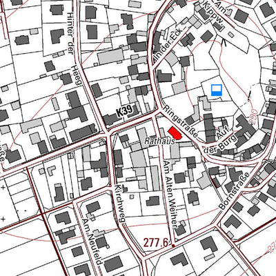 Landesamt für Vermessung und Geobasisinformationen Rheinland-Pfalz Gutenacker (1:5,000) digital map