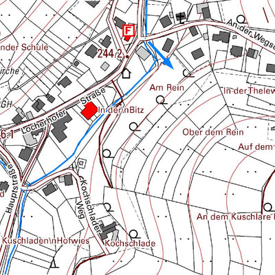 Landesamt für Vermessung und Geobasisinformationen Rheinland-Pfalz Harbach 1 (1:5,000) digital map