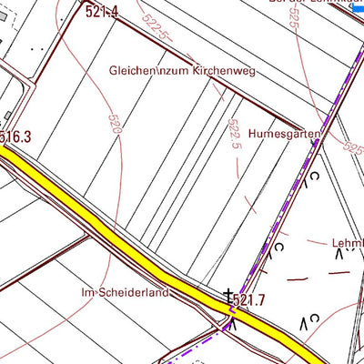 Landesamt für Vermessung und Geobasisinformationen Rheinland-Pfalz Heddert (1:5,000) digital map