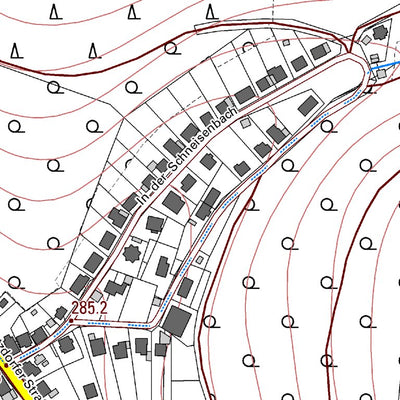 Landesamt für Vermessung und Geobasisinformationen Rheinland-Pfalz Herdorf 3 (1:5,000) digital map