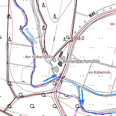 Landesamt für Vermessung und Geobasisinformationen Rheinland-Pfalz Horn 1 (1:5,000) digital map