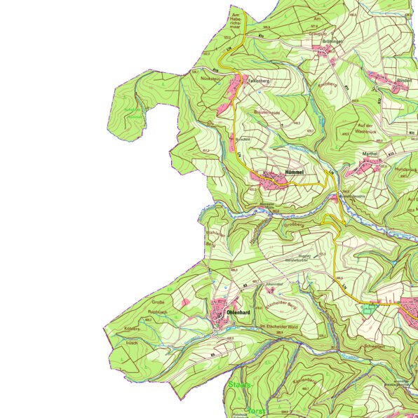 Hümmel 1 (1:25,000) Map by Landesamt fur Vermessung und ...