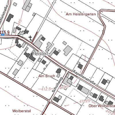 Landesamt für Vermessung und Geobasisinformationen Rheinland-Pfalz Hümmel 4 (1:5,000) digital map