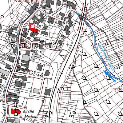 Landesamt für Vermessung und Geobasisinformationen Rheinland-Pfalz Kasbach-Ohlenberg (1:5,000) digital map