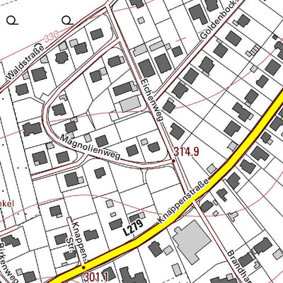Landesamt für Vermessung und Geobasisinformationen Rheinland-Pfalz Katzwinkel (Sieg) 3 (1:5,000) digital map