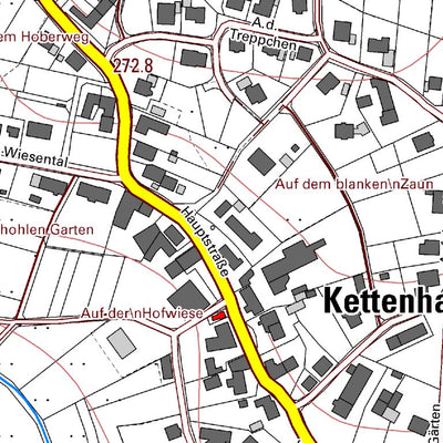 Landesamt für Vermessung und Geobasisinformationen Rheinland-Pfalz Kettenhausen (1:5,000) digital map