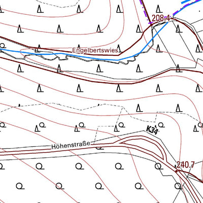 Landesamt für Vermessung und Geobasisinformationen Rheinland-Pfalz Kirchen (Sieg) 10 (1:5,000) digital map