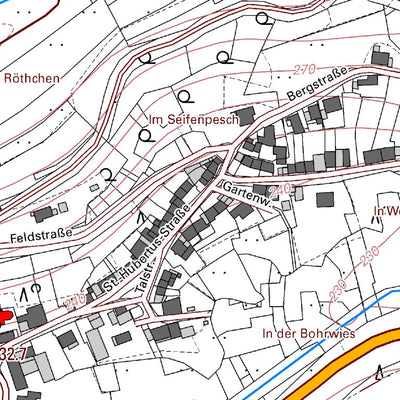 Landesamt für Vermessung und Geobasisinformationen Rheinland-Pfalz Landscheid 1 (1:5,000) digital map