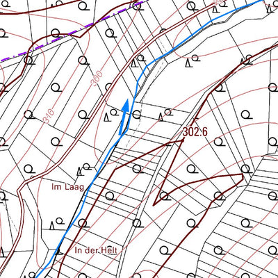 Landesamt für Vermessung und Geobasisinformationen Rheinland-Pfalz Lind 4 (1:5,000) digital map