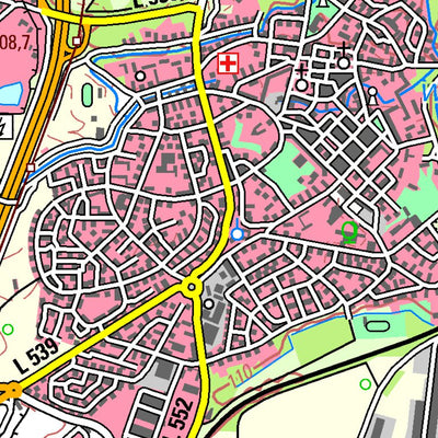 Landesamt für Vermessung und Geobasisinformationen Rheinland-Pfalz Lustadt (1:50,000) digital map