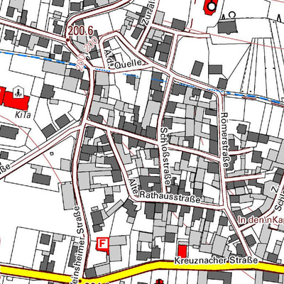 Landesamt für Vermessung und Geobasisinformationen Rheinland-Pfalz Mandel 1 (1:5,000) digital map