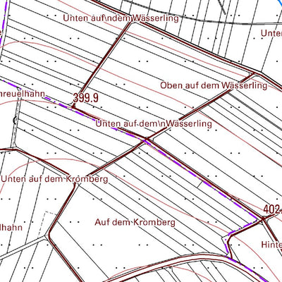 Landesamt für Vermessung und Geobasisinformationen Rheinland-Pfalz Mauden (1:5,000) digital map