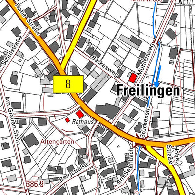Landesamt für Vermessung und Geobasisinformationen Rheinland-Pfalz Maxsain 5 (1:5,000) digital map
