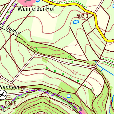 Landesamt für Vermessung und Geobasisinformationen Rheinland-Pfalz Mehren (1:25,000) digital map