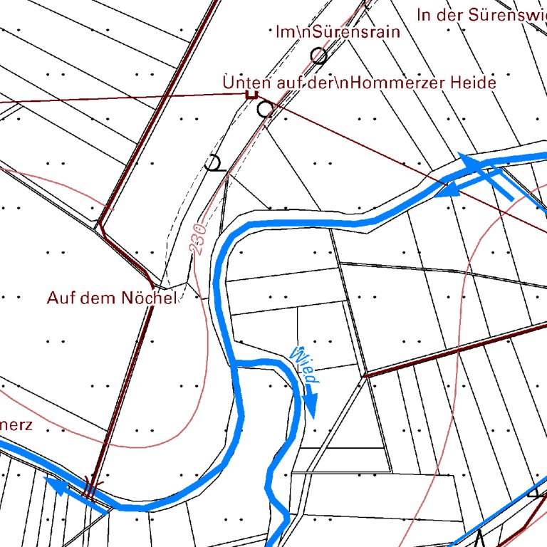 Michelbach (Westerwald) (1:5,000) Map by Landesamt fur Vermessung und ...