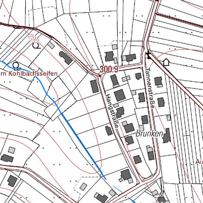 Landesamt für Vermessung und Geobasisinformationen Rheinland-Pfalz Mörsbach (1:5,000) digital map
