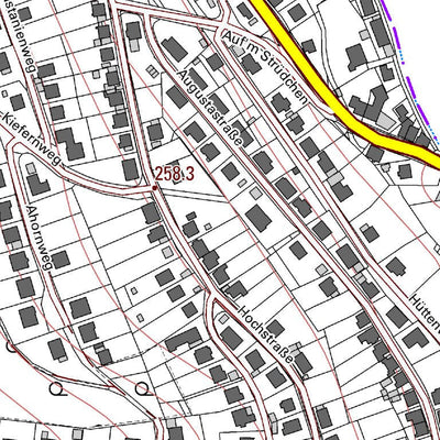 Landesamt für Vermessung und Geobasisinformationen Rheinland-Pfalz Mudersbach 2 (1:5,000) digital map
