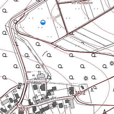 Landesamt für Vermessung und Geobasisinformationen Rheinland-Pfalz Mudershausen 2 (1:5,000) digital map