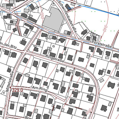 Landesamt für Vermessung und Geobasisinformationen Rheinland-Pfalz Mündersbach 1 (1:5,000) digital map