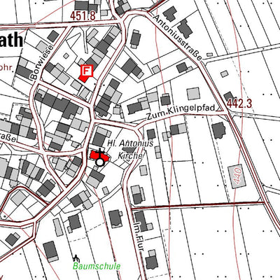 Landesamt für Vermessung und Geobasisinformationen Rheinland-Pfalz Neunkirchen 2 (1:5,000) digital map