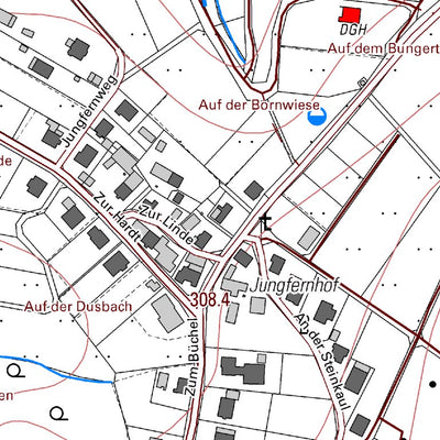 Landesamt für Vermessung und Geobasisinformationen Rheinland-Pfalz Neustadt (Wied) 2 (1:5,000) digital map