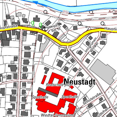 Landesamt für Vermessung und Geobasisinformationen Rheinland-Pfalz Neustadt (Wied) 3 (1:5,000) digital map
