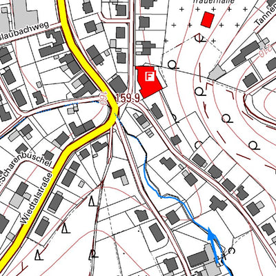 Landesamt für Vermessung und Geobasisinformationen Rheinland-Pfalz Neustadt (Wied) 3 (1:5,000) digital map