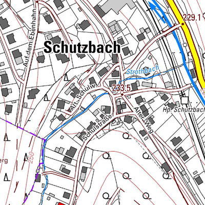 Landesamt für Vermessung und Geobasisinformationen Rheinland-Pfalz Niederdreisbach (1:5,000) digital map