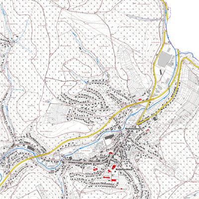Landesamt für Vermessung und Geobasisinformationen Rheinland-Pfalz Niederfischbach 1 (1:5,000) digital map