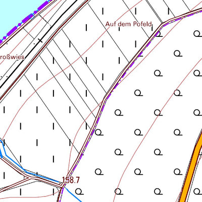 Landesamt für Vermessung und Geobasisinformationen Rheinland-Pfalz Palzem 8 (1:5,000) digital map