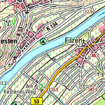 Landesamt für Vermessung und Geobasisinformationen Rheinland-Pfalz Piesport (1:50,000) digital map