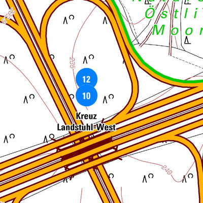 Landesamt für Vermessung und Geobasisinformationen Rheinland-Pfalz Ramstein-Miesenbach 2 (1:5,000) digital map