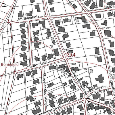 Landesamt für Vermessung und Geobasisinformationen Rheinland-Pfalz Remagen 3 (1:5,000) digital map
