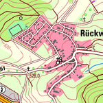 Landesamt für Vermessung und Geobasisinformationen Rheinland-Pfalz Rückweiler (1:25,000) digital map